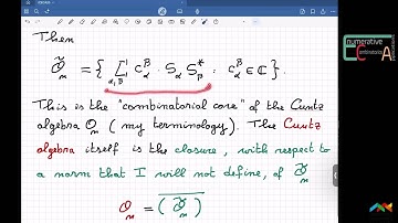 Francesco Brenti - Combinatorics of Cuntz algebras (ICECA2025)