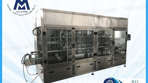 Detergent Liquid Filling Machine(MIC-ZF20 20 Heads Piston Filling And Capping Machine)