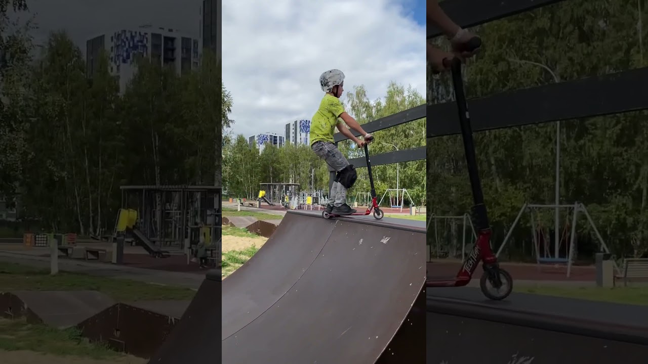 Бар на бар в мини рампе 😍