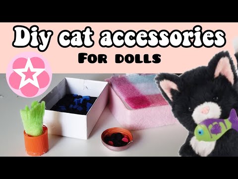 diy-cat-accessories-for-american-girl-dolls!🐱💖