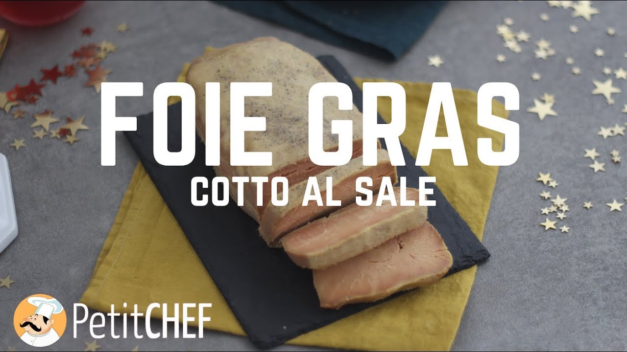 Foie Gras Cotto al sale - Video tutorial cucina, ricette PetitChef