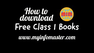 How to download Class 1 PDF Books - Free Textbooks - My Info Master screenshot 2