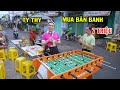 Ty Thy MUA BÀN BANH 7 triệu cho nhân viên chơi - Ty Thy Vlog Gỏi đu đủ