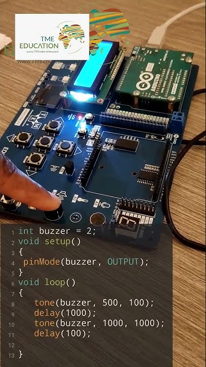 Como utilizar a função tone() | Arduino- TME Education - YouTube