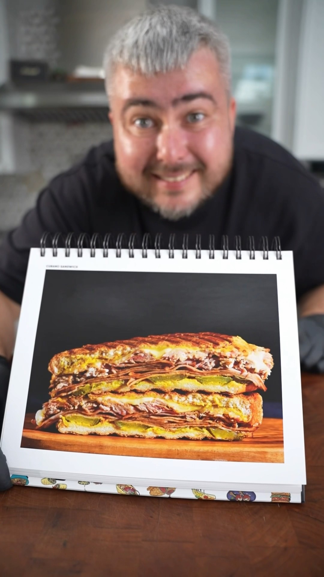 Crispy Cuban. Recipe is in my new Cookbook. #food #shorts