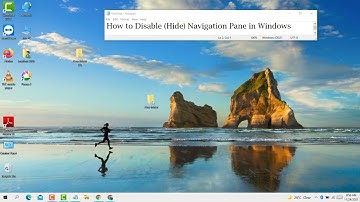How to Disable Navigation Pane in Windows 10/11