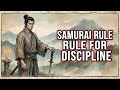 The Samurai Rule That Rewires Your Mind for Discipline