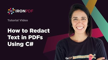 How to Redact Text in PDFs Using C# | IronPDF