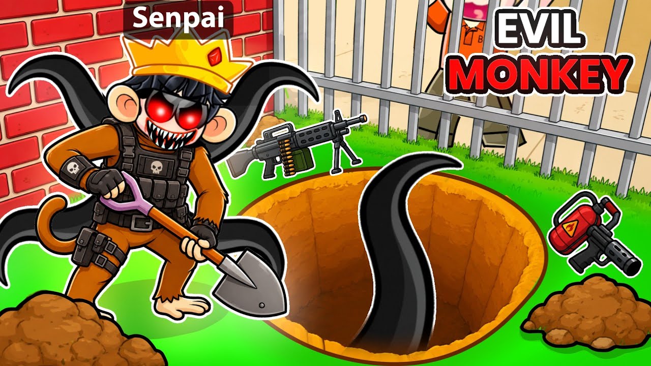 I Became an EVIL MONKEY in This Roblox Game!