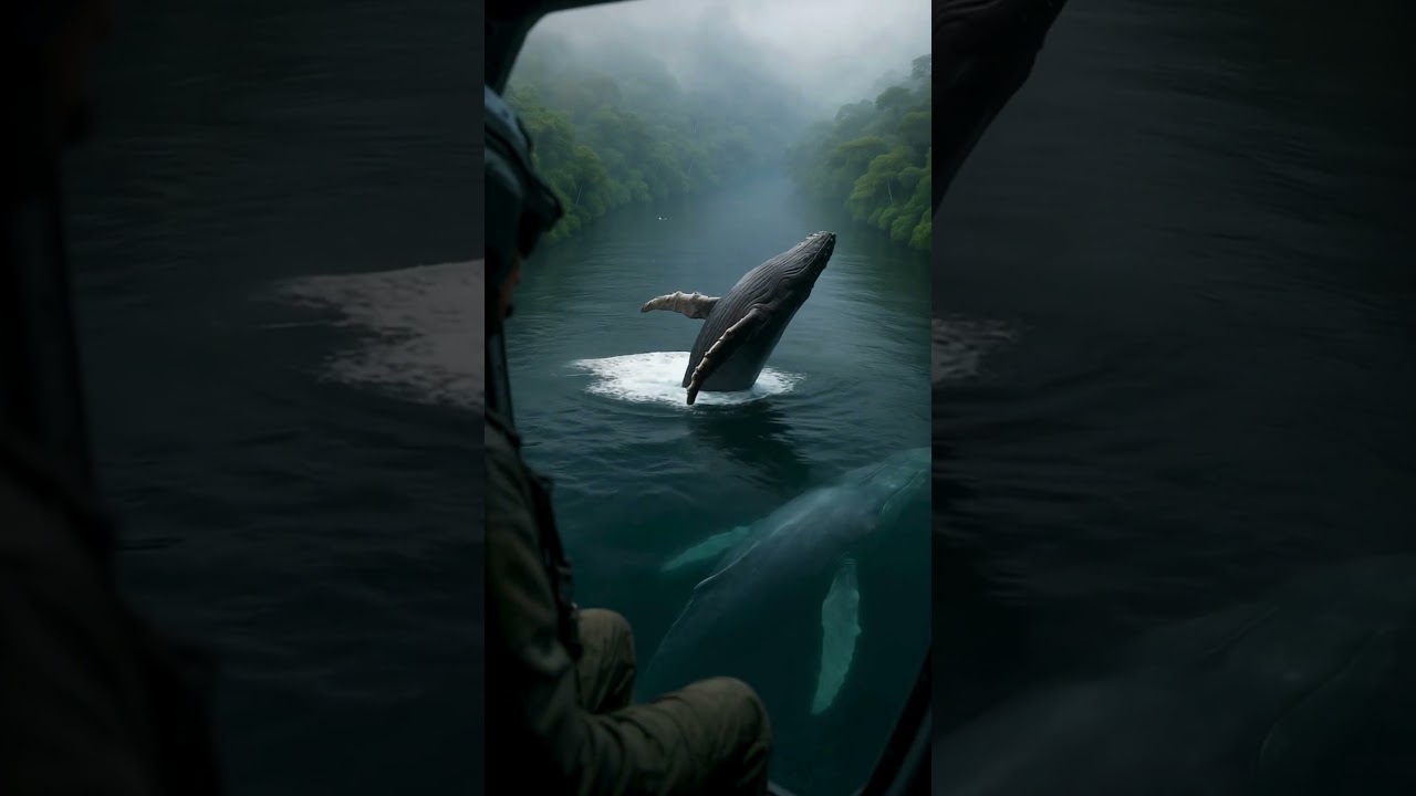 Watch Giant Whale Breach in the Amazon Rainforest 🌫️🐋 | Epic Aerial View from Helicopter #explore #amazon on YouTube Watch Giant Whale Breach in the Amazon Rainforest 🌫️🐋 | Epic Aerial View from Helicopter #explore #amazon on YouTube