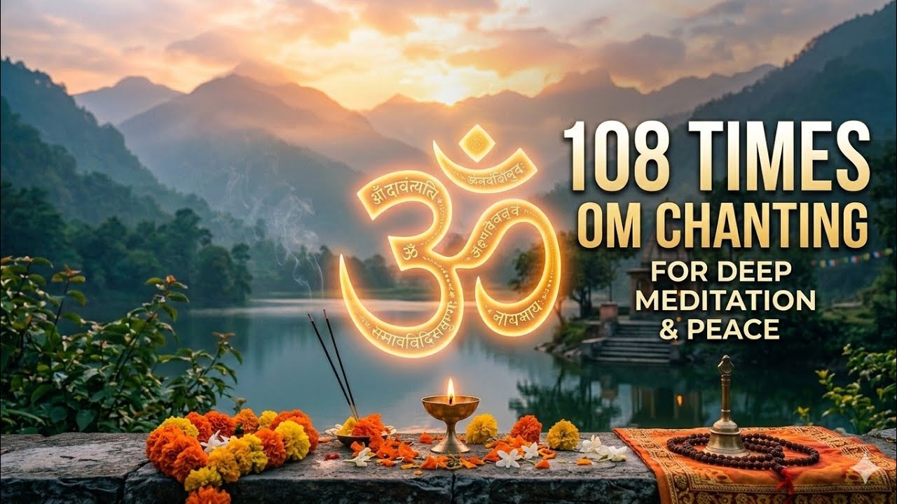 Om Chanting 108 Times for Deep Meditation & Inner Peace | Aum Mantra ...