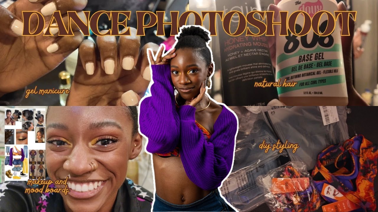 Dance Photoshoot vlog | DIML as a Professional Dancer bts & prep and diy