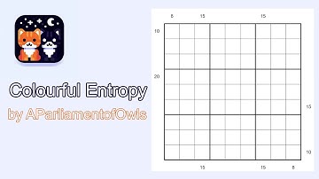 Sudoku Solve - Colourful Entropy by AParliamentofOwls