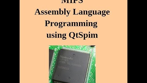MIPS Assembly Language Part2