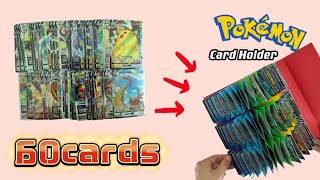 How to make a pokemon card binder / pokemon card collection binder