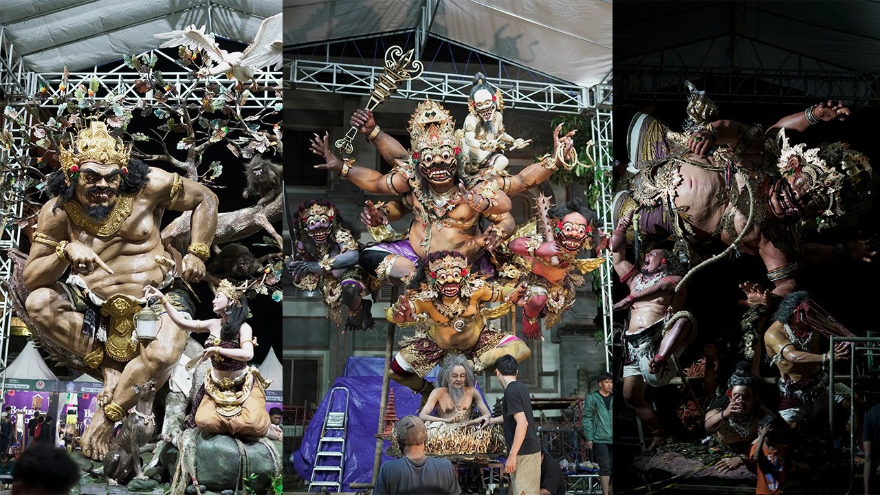 Situasi Terkini Ogoh ogoh Puspem Badung