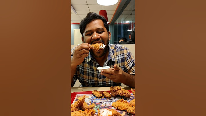 KFC Bucket Chicken Eating Challenge 🤤|Popcorn Chicken Biryani,Hot Wings #shorts