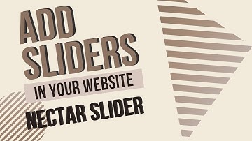 Add Professional Slider (Nectar Slider) To Your Website In A Couple Of Minutes ~  Urdu/Hindi.