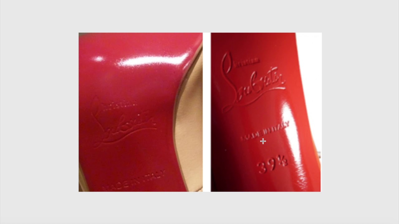 How to Spot a Fake Christian Louboutin Shoe: Part 02 