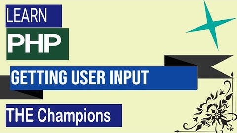 How to Take Input From User in PHP with Forms | Take Input using Form Post Method Tutorial in Hindi