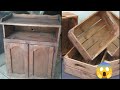 15 Transformações Incríveis de Coisas Velhas Ideia c/ Pallet Caixote e Madeira DIY life hacks decor