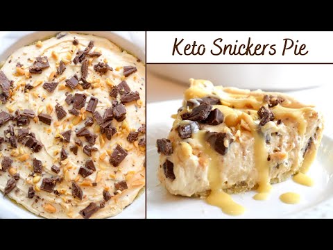 KETO SNICKERS PIE