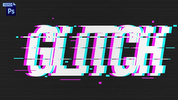 How To Create Awesome Text Glitch Effect - Photoshop Tutorials