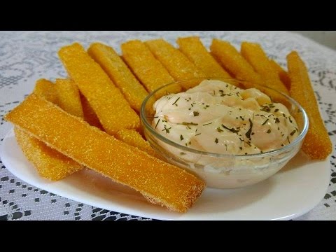 POLENTA FRITA SEQUINHA E CROCANTE com CozinhandoComNane :)