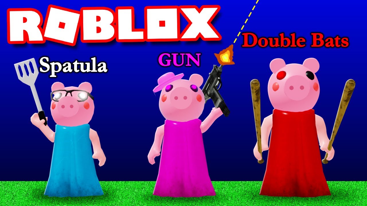 20 New Piggy Weapons That Everyone Wants In Piggy In Roblox Youtube - roblox character with gun