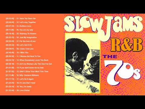 BEST R&B SLOW JAMS 70'S : Al Green,Luther Vandross,The Chi