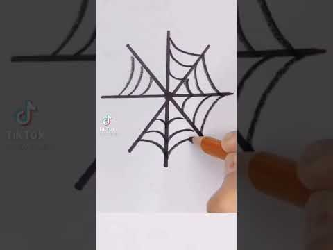 تعلم رسم شبكة العنكبوت اتمنى ان تشترك في القناه