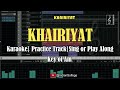 Khairiyat Karoke Music | Key of Am | Practice Track | Background Music | Indian Solfege