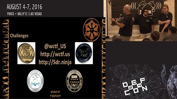 DEF CON 24 Wireless Village - Village People  - Wireless Capture the Flag Inbrief