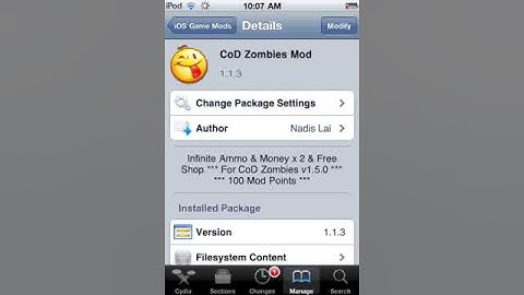 How to mod cod zombies for Ipod or Iphone