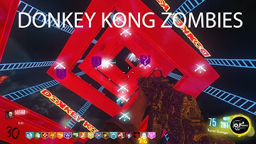 COD BLACK OPS 3 CUSTOM DONKEY KONG ZOMBIES - THIS MAP WAS E ZP????!!!!!!!!