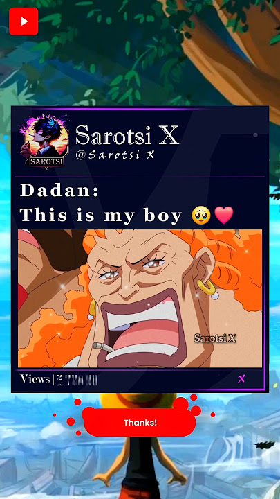 When Luffy defeated Shanks' left-hand 🫣 #Luffy #Dadan #Onepiece