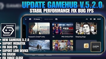 UPDATE GAMEHUB V.5.2.1 EMULATOR ANDROID - Performa Makin Stabil & Fix Bug Fps | Suport Mediatek