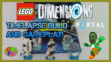 Lego Dimensions - Portal 2 Level Pack: Build and Play #1 Gameplay with Commentary