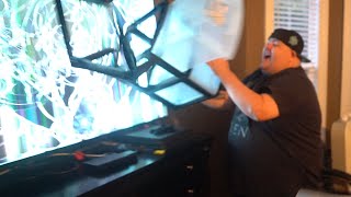 EX-BOYFRIEND DESTROYS TV!