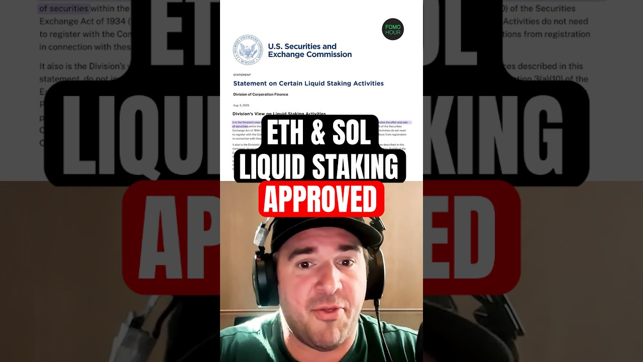 SEC GIVES GREEN LIGHT ON LIQUID STAKING 