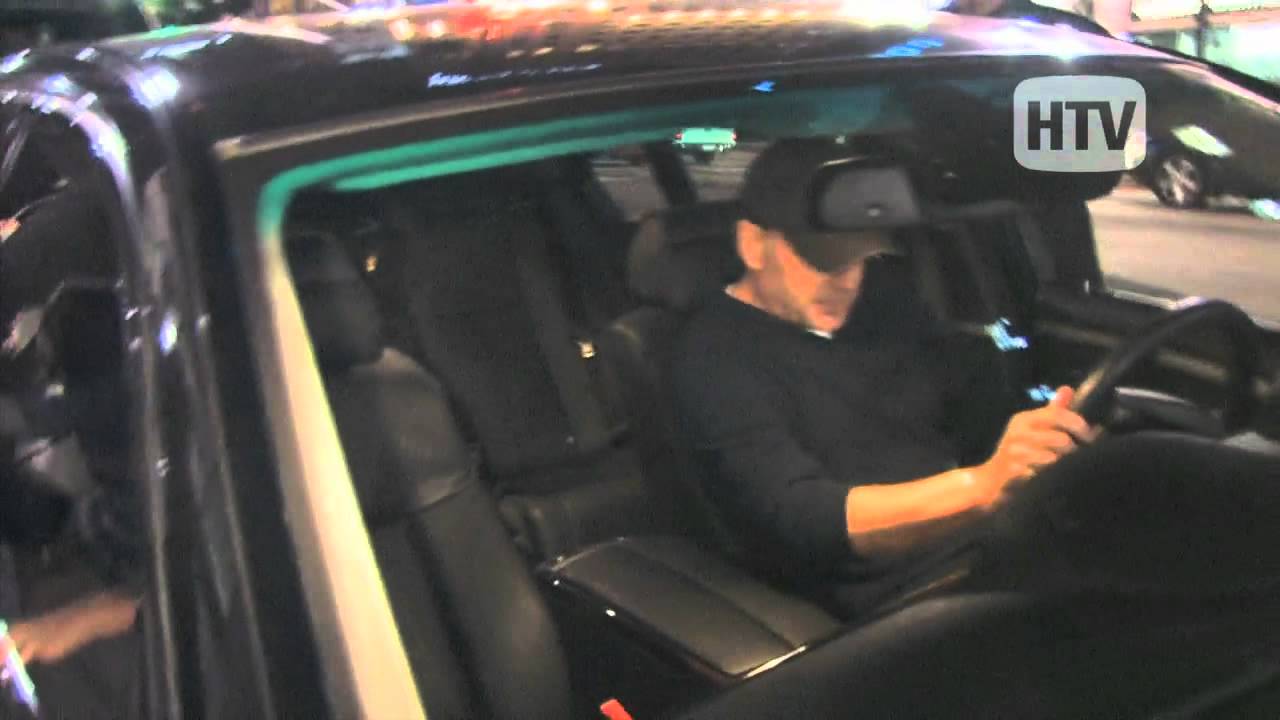 BMW Luxury Sedan: Action Star Bruce Willis Leaving Hollywood Hotspot ...