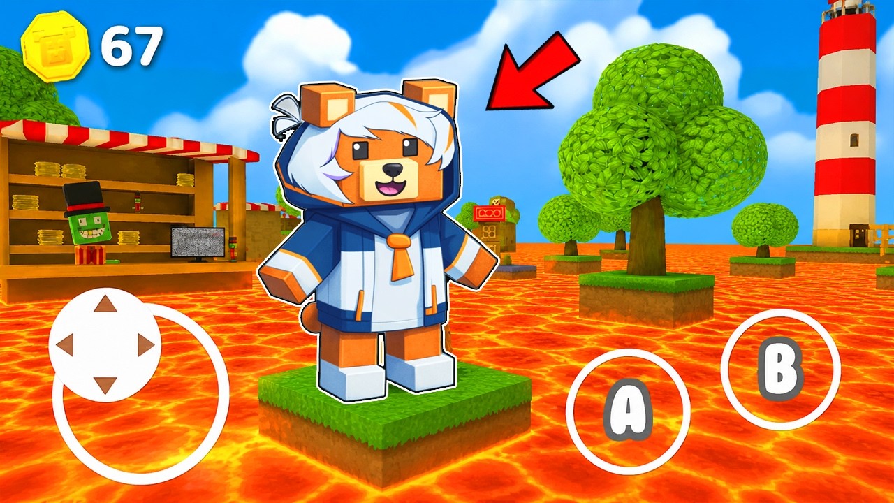 JUGAMOS EL SUELO ES LAVA en SUPER BEAR ADVENTURE 😮🔥