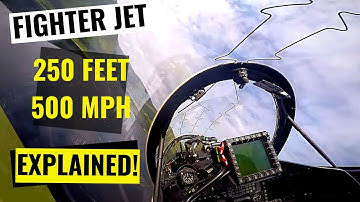 Low Level IN COCKPIT - EXPLAINED by the RAF Instructor Pilot