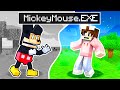 HO PASSATO 1 NOTTE CON MICKEY MOUSE EXE SU MINECRAFT!