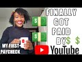 HOW MUCH MONEY I MADE AFTER 3MONTHS OF MONETIZATION| MY FIRST YOUTUBE PAYCHECK 2021