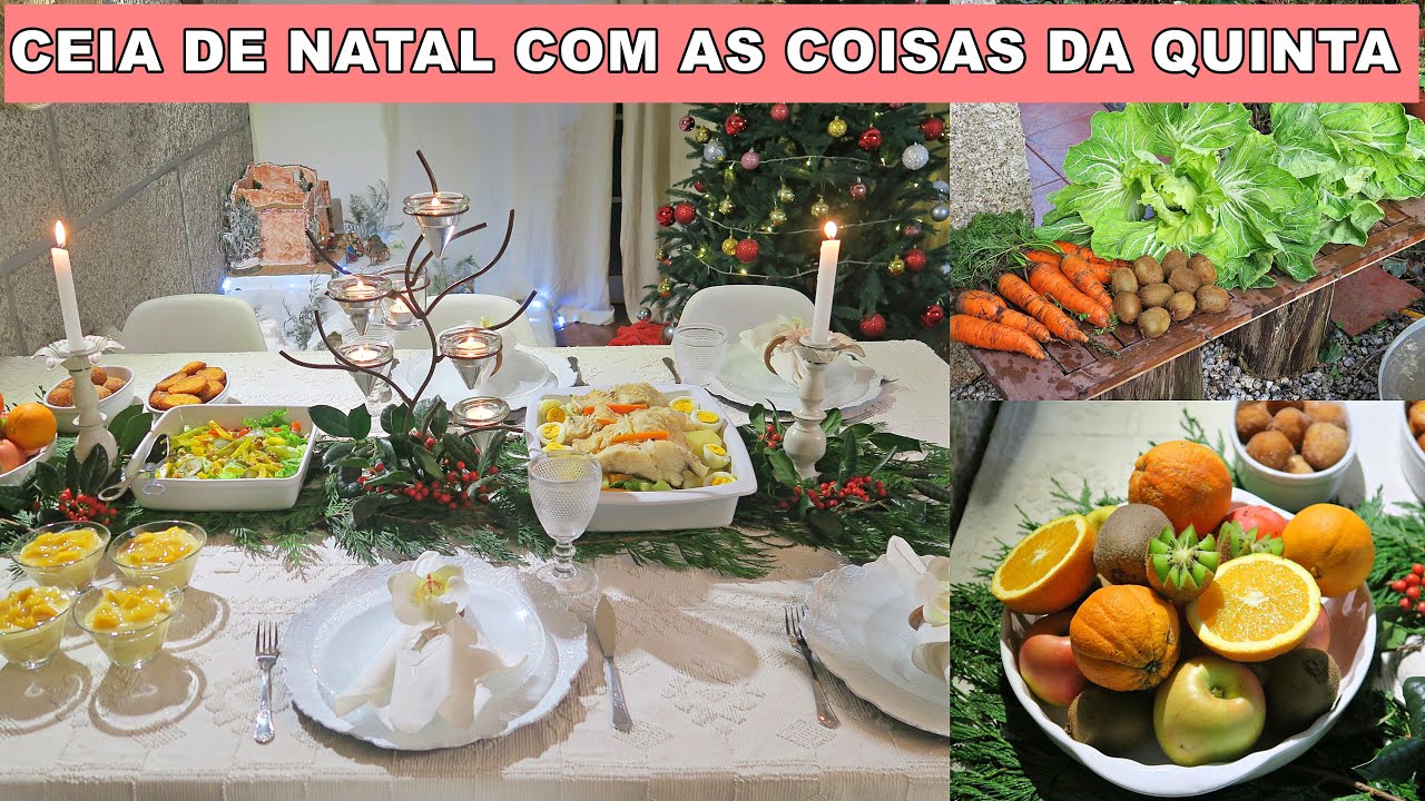 DA TERRA PARA A MESA-CEIA DE NATAL TRADICIONAL!