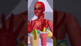 not the worst hairstylist in the fruit world 😭 Blueberry trippinnnn #sims4 #sims #sims4machinima
