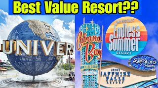 Which Value Resort is the BEST at Universal Studios Florida?