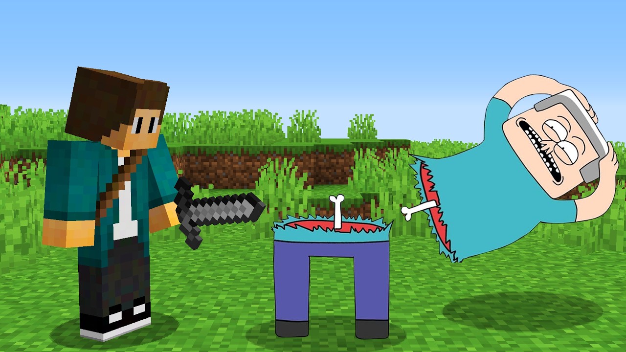 Encontrei Animações mais ILEGAIS de Minecraft