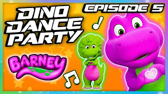 Never Too Little or Too Big to Dance | Dino Dance Party | NEW Animated Music Video | Barney's World